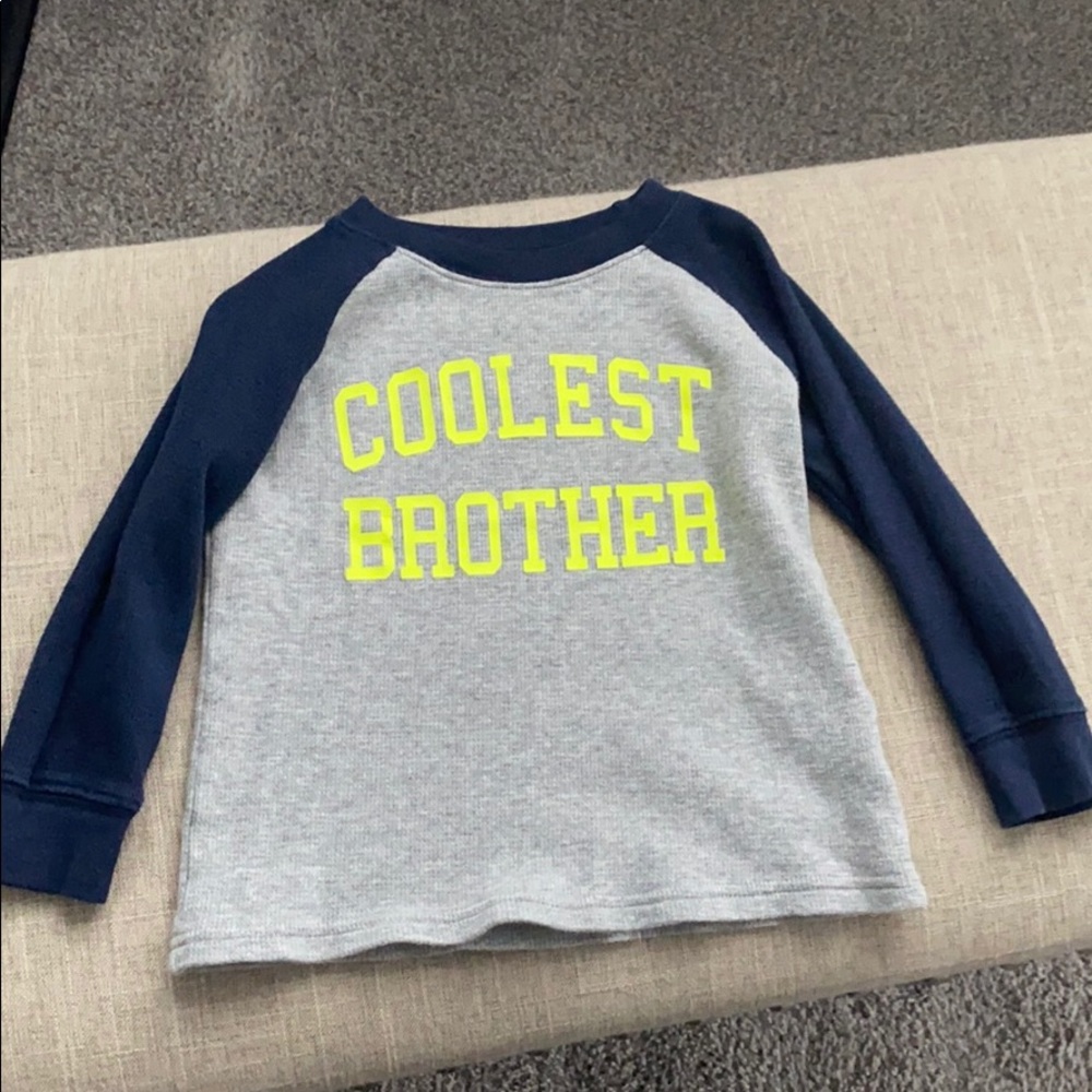 Coolest brother shirt size 2T